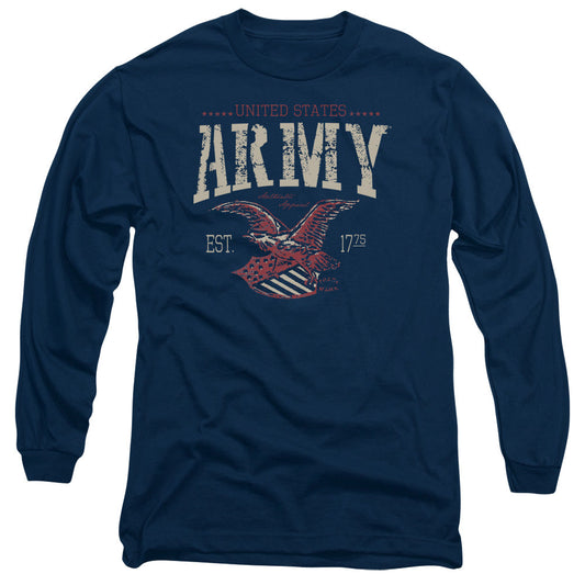 Army Arch Mens Long Sleeve Shirt Navy Blue Officially Licensed