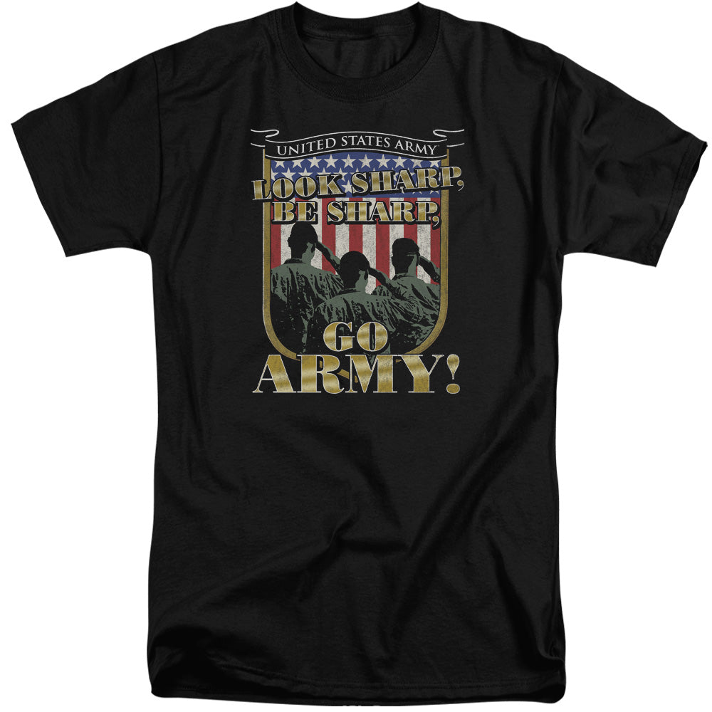 Army Go Army Mens Tall T Shirt Black Officially Licensed