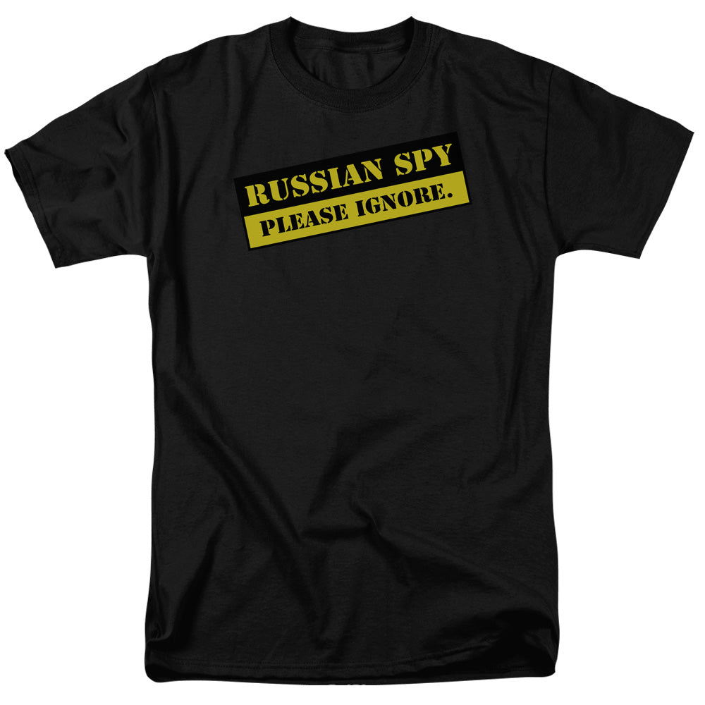 Russian Spy Mens T Shirt Black Officially Licensed
