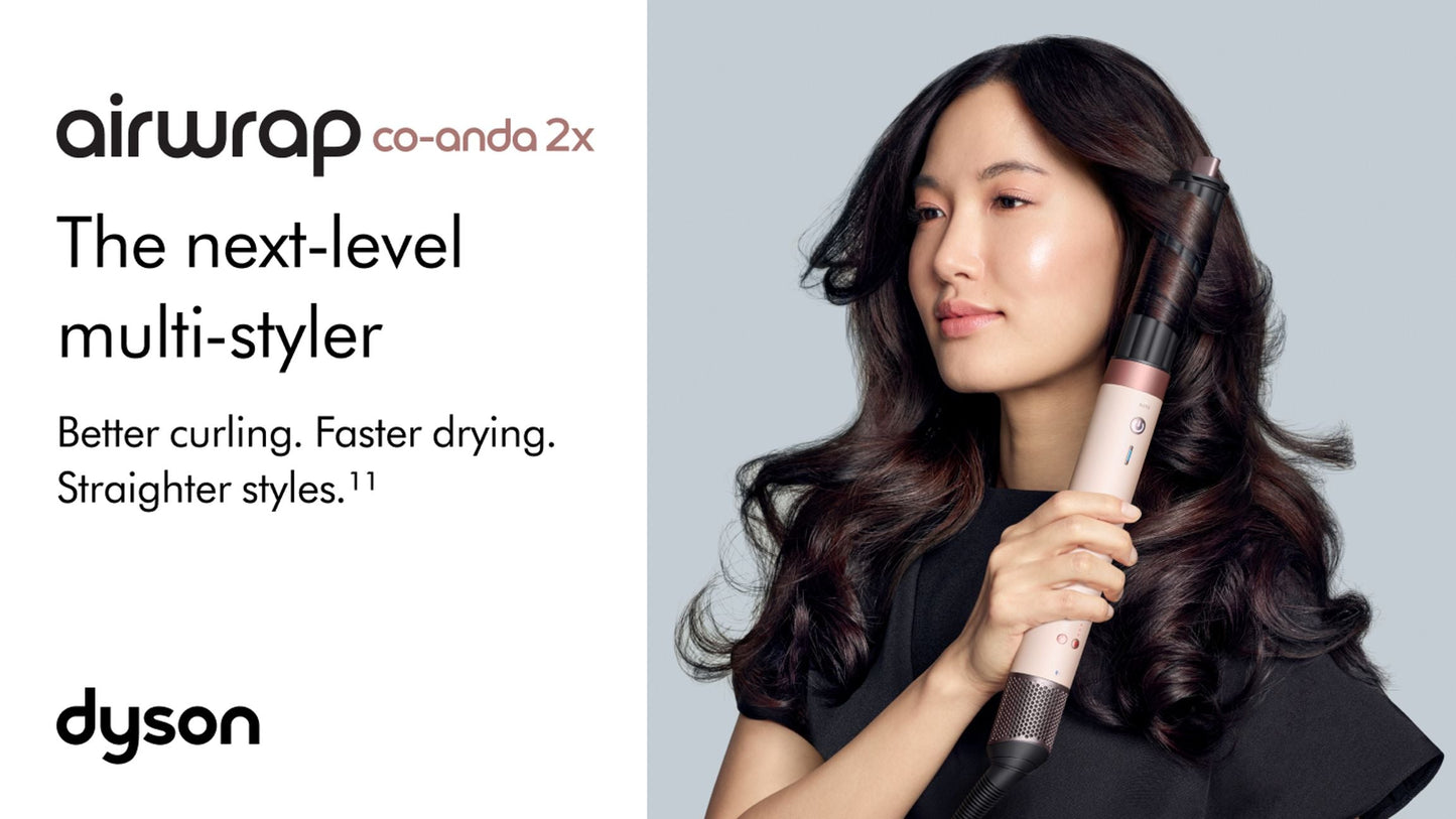 Dyson Airwrap™ Coanda2x Multi‑Styler & Dryer – Enhanced Coanda Airflow, RFID Smart Attachments, Laser‑Precise Styling, No Heat Damage – Straight + Wavy