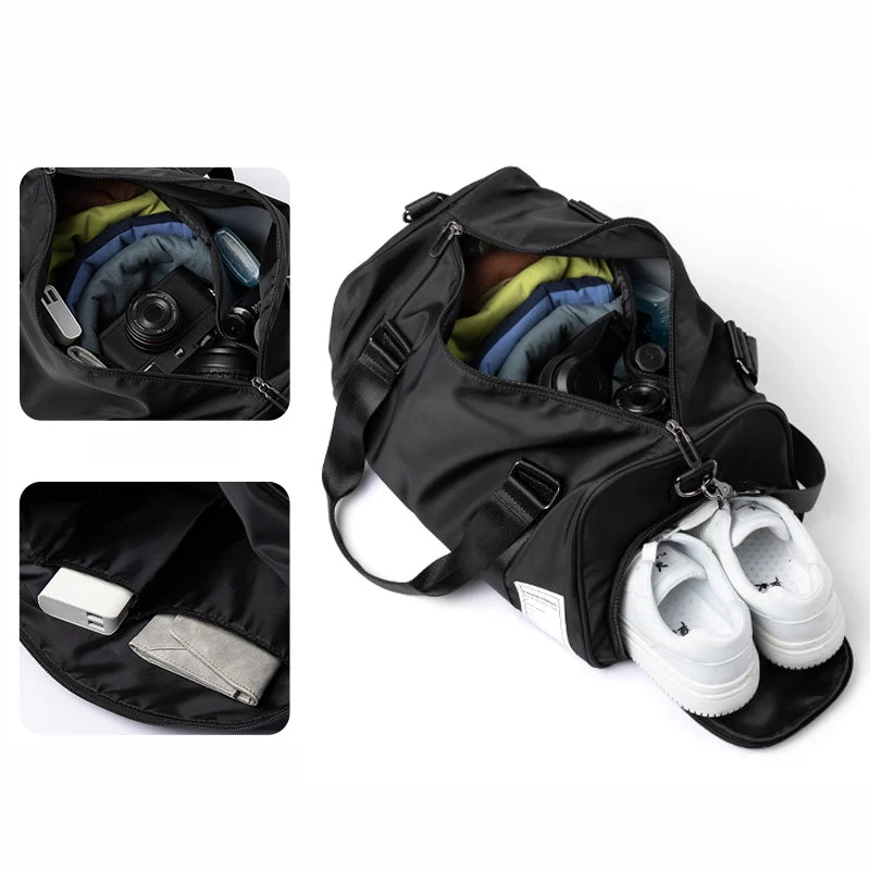 StormCore Duffle — Waterproof Oxford Gym & Travel Bag With Shoe Compartment & Wet Pocket