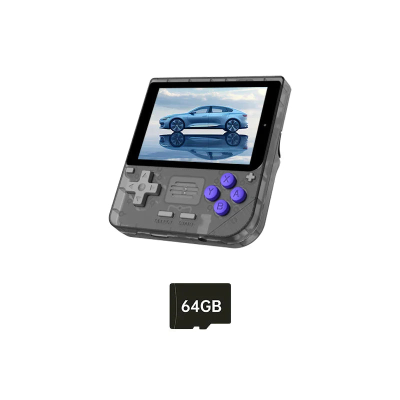 New POWKIDDY V10 Handheld Game Console 3.5 Inch 480*320 IPS OCA Full Screen Retro Opendinglinux Handhelds Cheap Children's Gifts