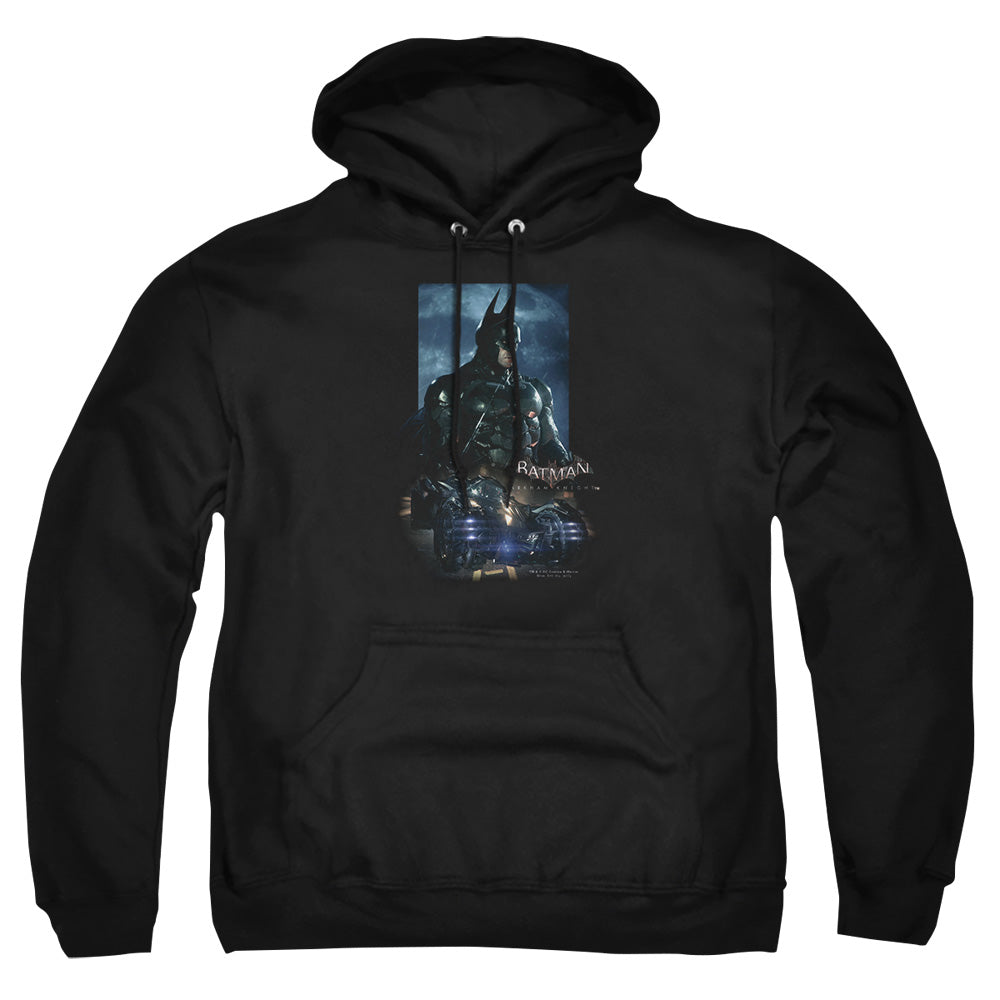 Batman Arkham Knight Batmobile Mens Hoodie Black Officially Licensed