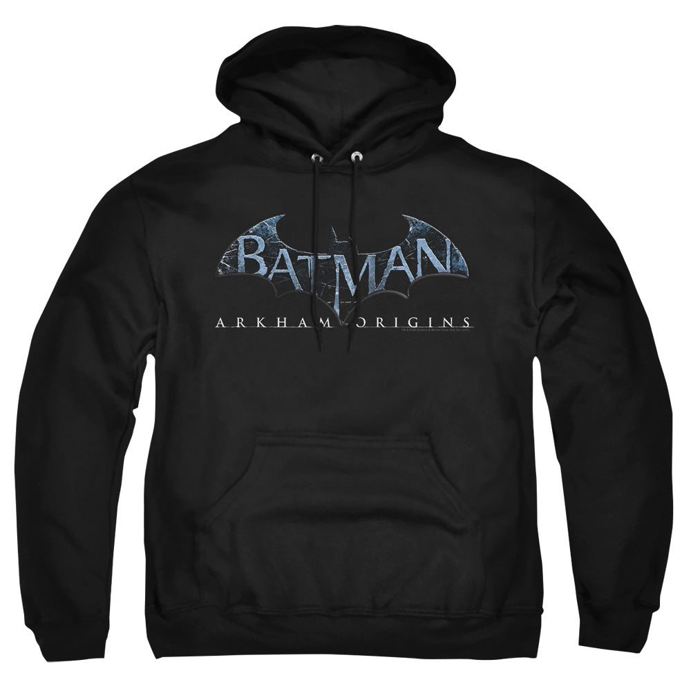 Batman Arkham Origins Logo Mens Hoodie Black Officially Licensed
