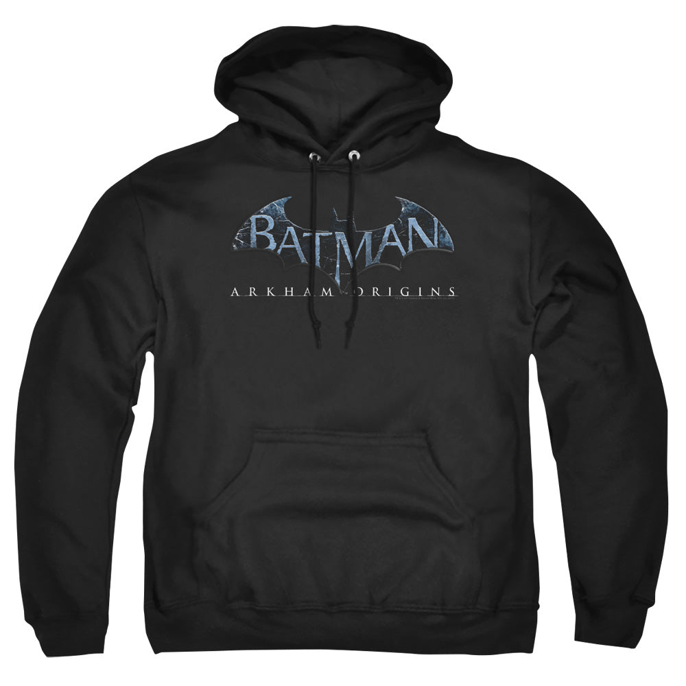 Batman Arkham Origins Logo Mens Hoodie Black Officially Licensed