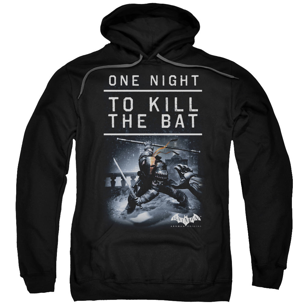 Batman Arkham Origins One Night Mens Hoodie Black Officially Licensed