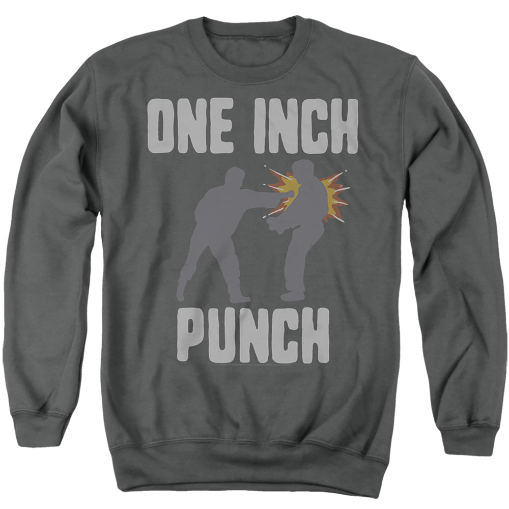 Bruce Lee The Small But Mighty Mens Crewneck Sweatshirt Charcoal Officially Licensed