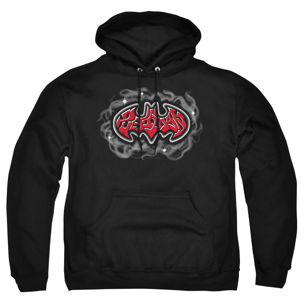 Batman Hip Hop Logo Mens Hoodie Black Officially Licensed