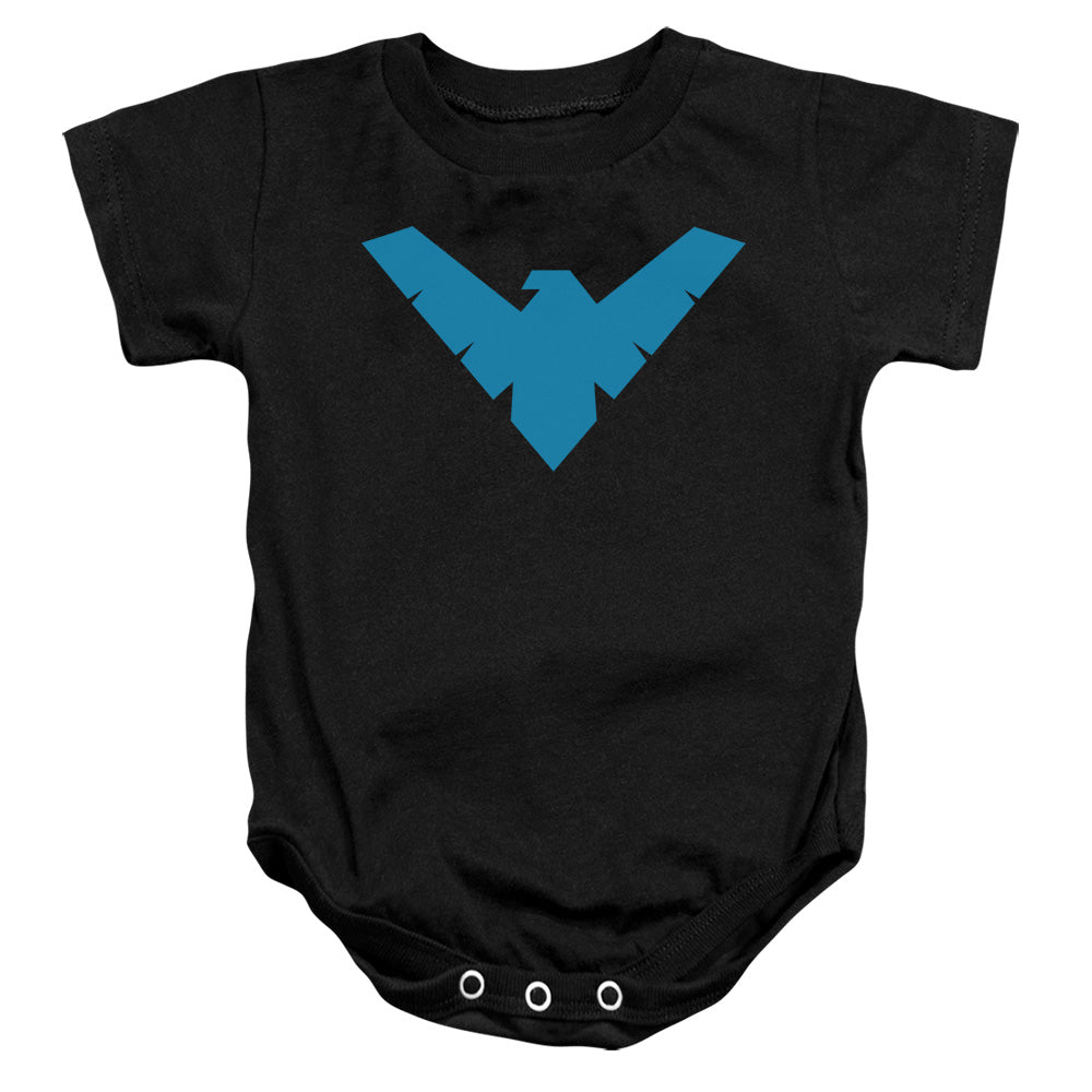 Batman Nightwing Symbol Infant Baby Snapsuit Black 24mos Officially Licensed