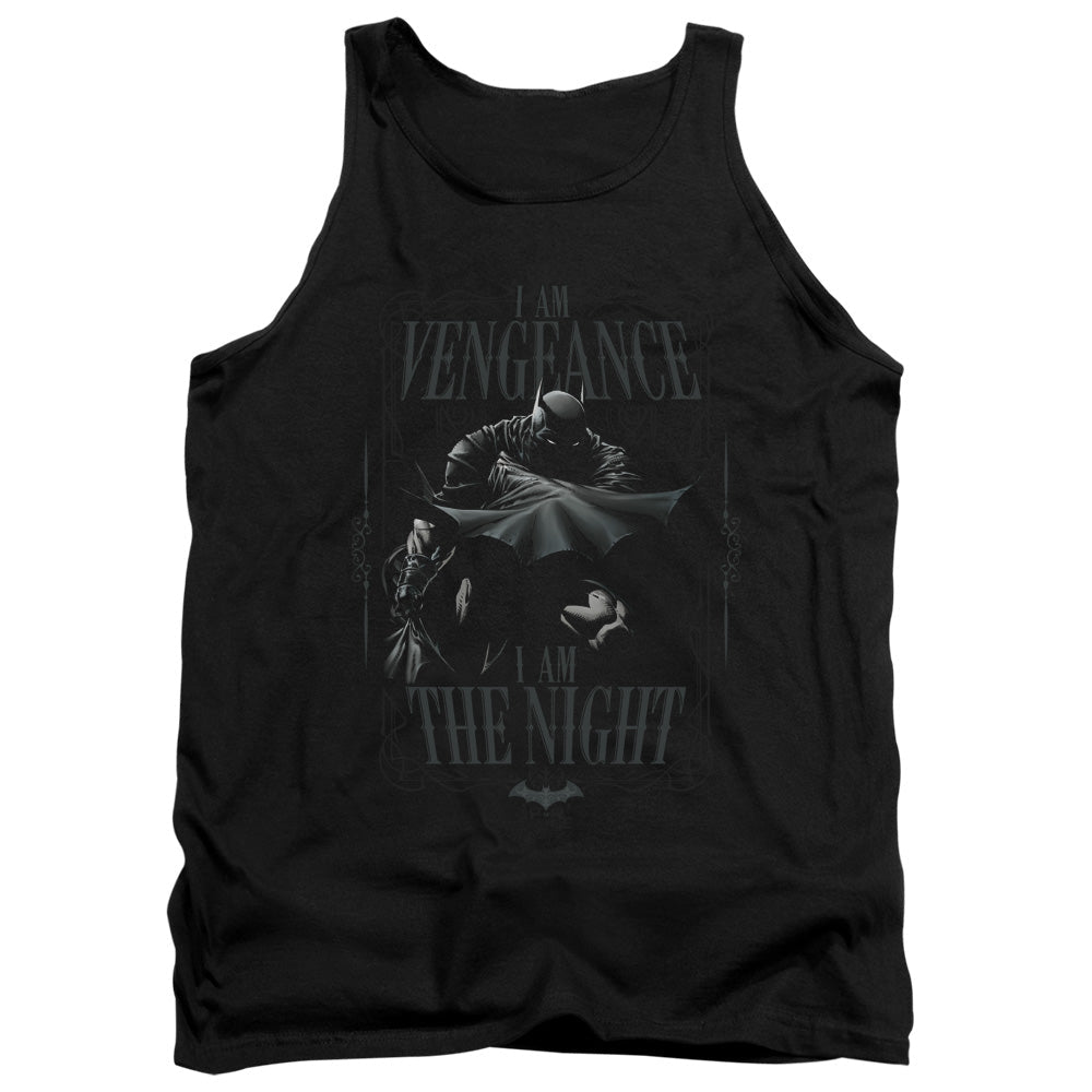 Batman I Am Mens Tank Top Shirt Black Officially Licensed