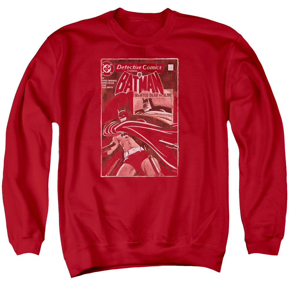 Batman Doa Cover Mens Crewneck Sweatshirt Red