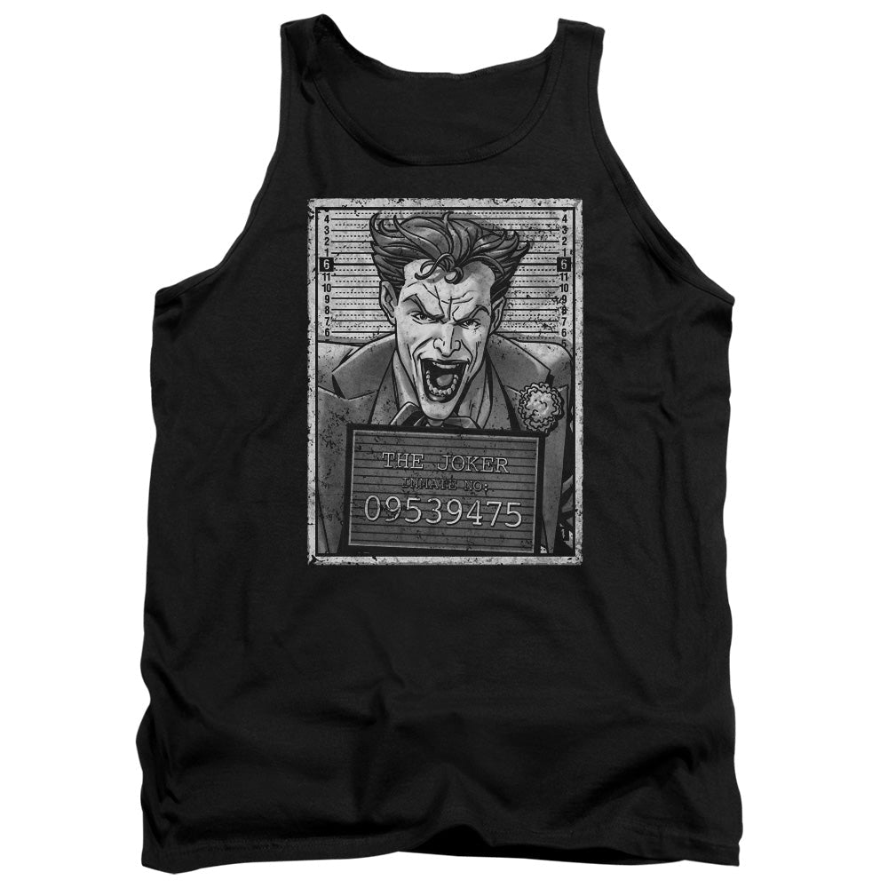 Batman Joker Inmate Mens Tank Top Shirt Black Officially Licensed