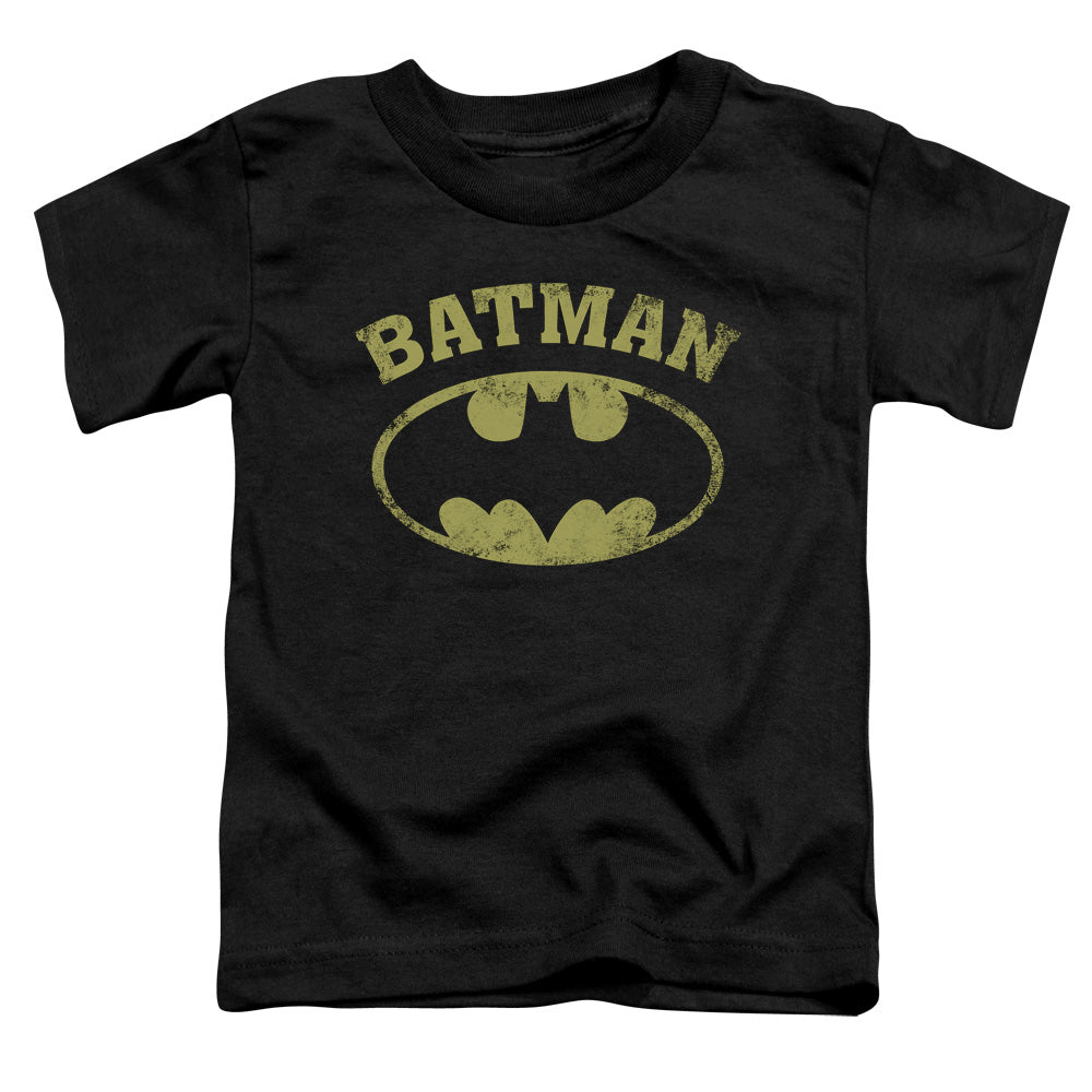 Batman Over Symbol Toddler Kids Youth T Shirt Black Officially Licensed