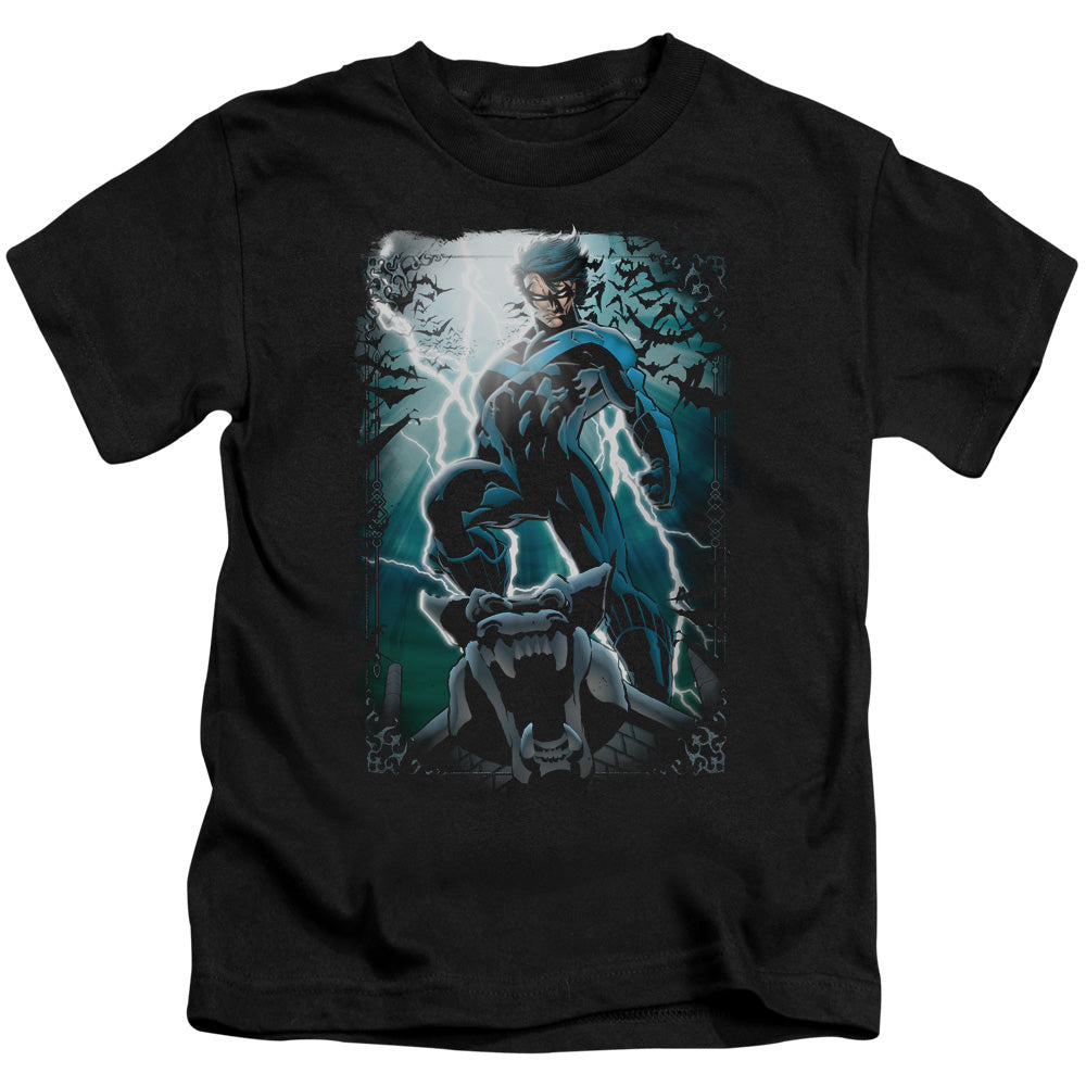 Batman Night Light Juvenile Kids Youth T Shirt Black Officially Licensed