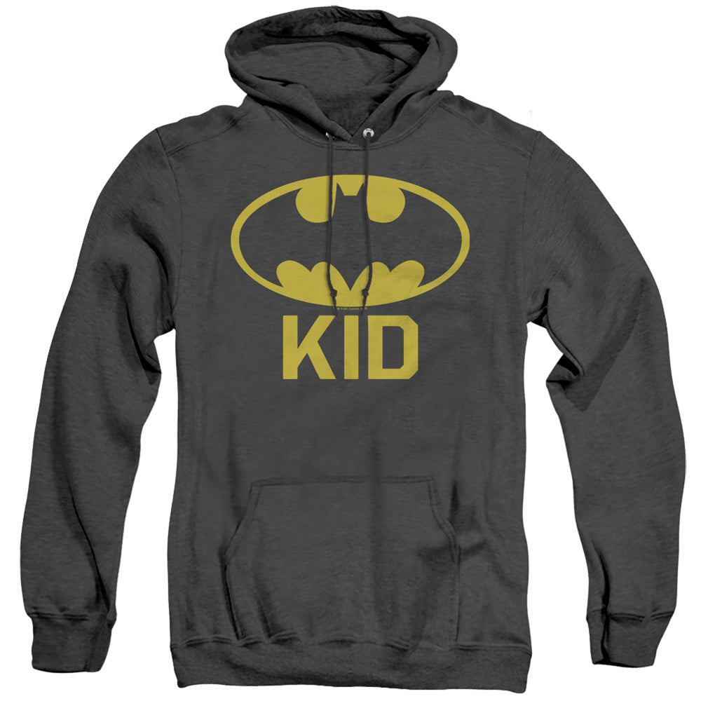 Batman Bat Kid Heather Mens Hoodie Black Officially Licensed