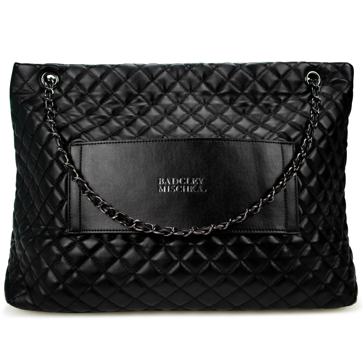 Diana Quilted Vegan Leather Weekender Duffel Bag