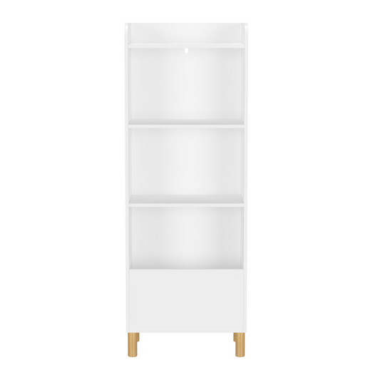 Kids 4-Tier Bookcase Children's Book Display Bookshelf Toy Storage Cabinet Organizer for Children's Room Playroom