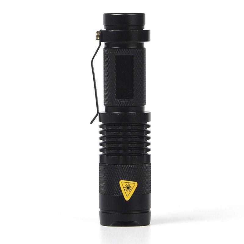 6PCS/Set Mini Flashlight Waterproof LED light Zoomable Torch AA 14500 battery  Torch Lamp