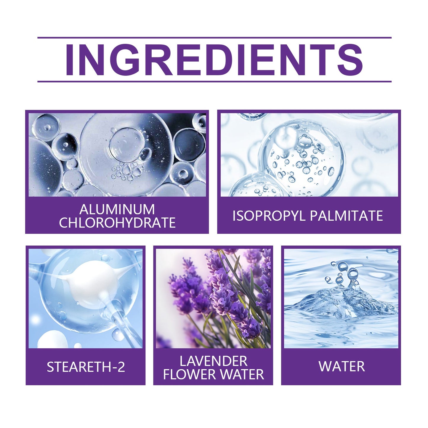 Lavender Deodorant For Summer Armpit Workouts, Sweat Odors Cleaning And Staying Portable Deodorant