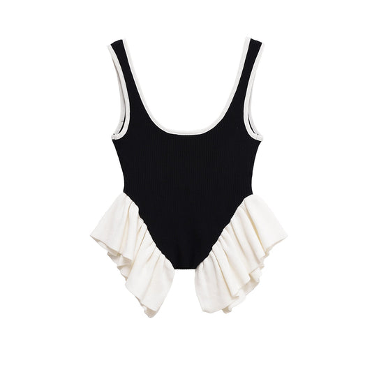 Elegant and Versatile Sleeveless Strap Top with  Design