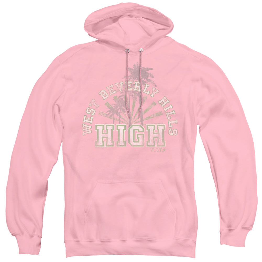 90210 West Beverly Hills High Mens Hoodie Pink Officially Licensed