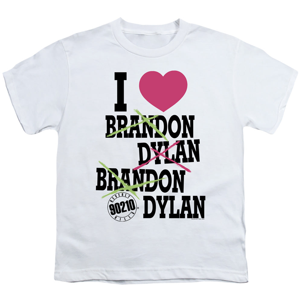 90210 I Heart 90210 Kids Youth T Shirt White Officially Licensed
