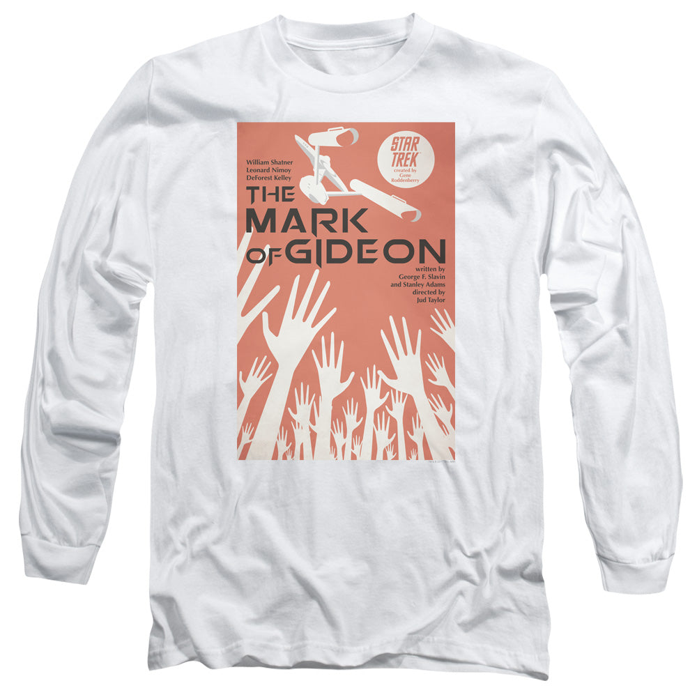 Star Trek Tos Episode 71 Mens Long Sleeve Shirt White Officially Licensed