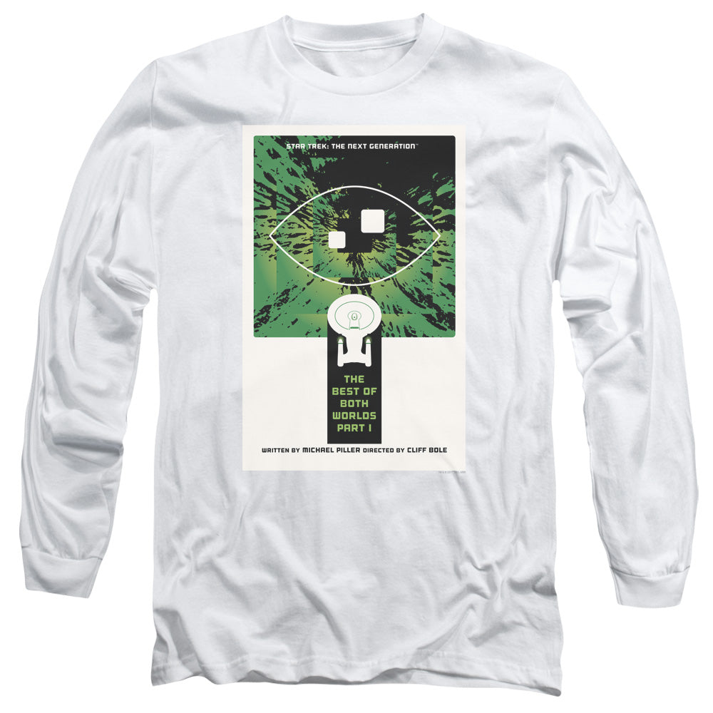 Star Trek Tng Season 3 Episode 26 Mens Long Sleeve Shirt White Officially Licensed Officially Licensed