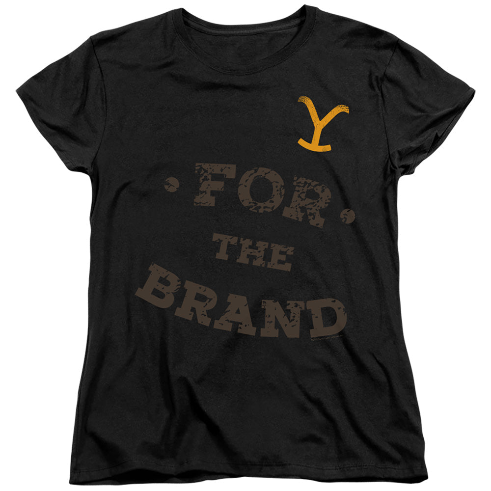 Yellowstone For The Brand Womens T Shirt Black Officially Licensed