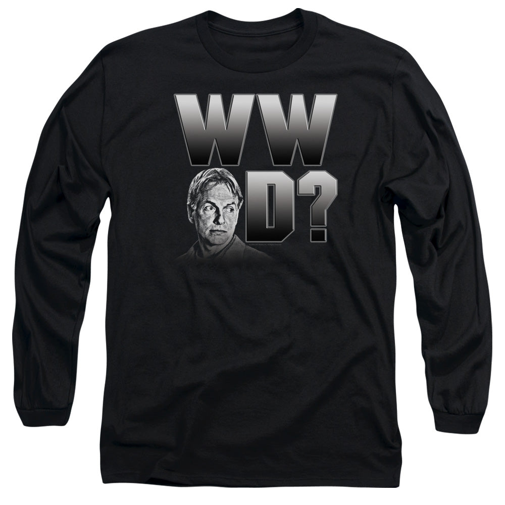 Ncis What Would Gibbs Do Mens Long Sleeve Shirt Black Officially Licensed