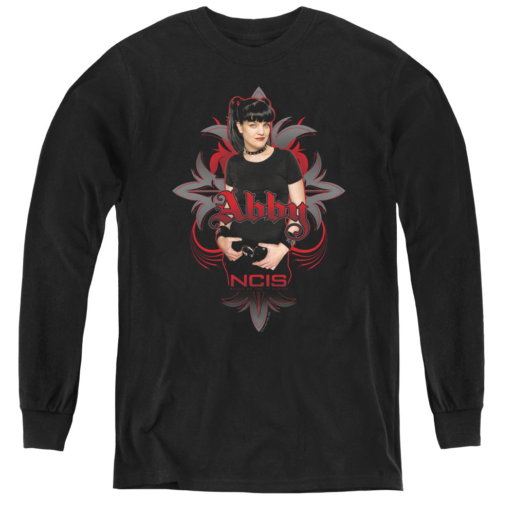 Ncis Abby Gothic Long Sleeve Kids Youth T Shirt Black Officially Licensed