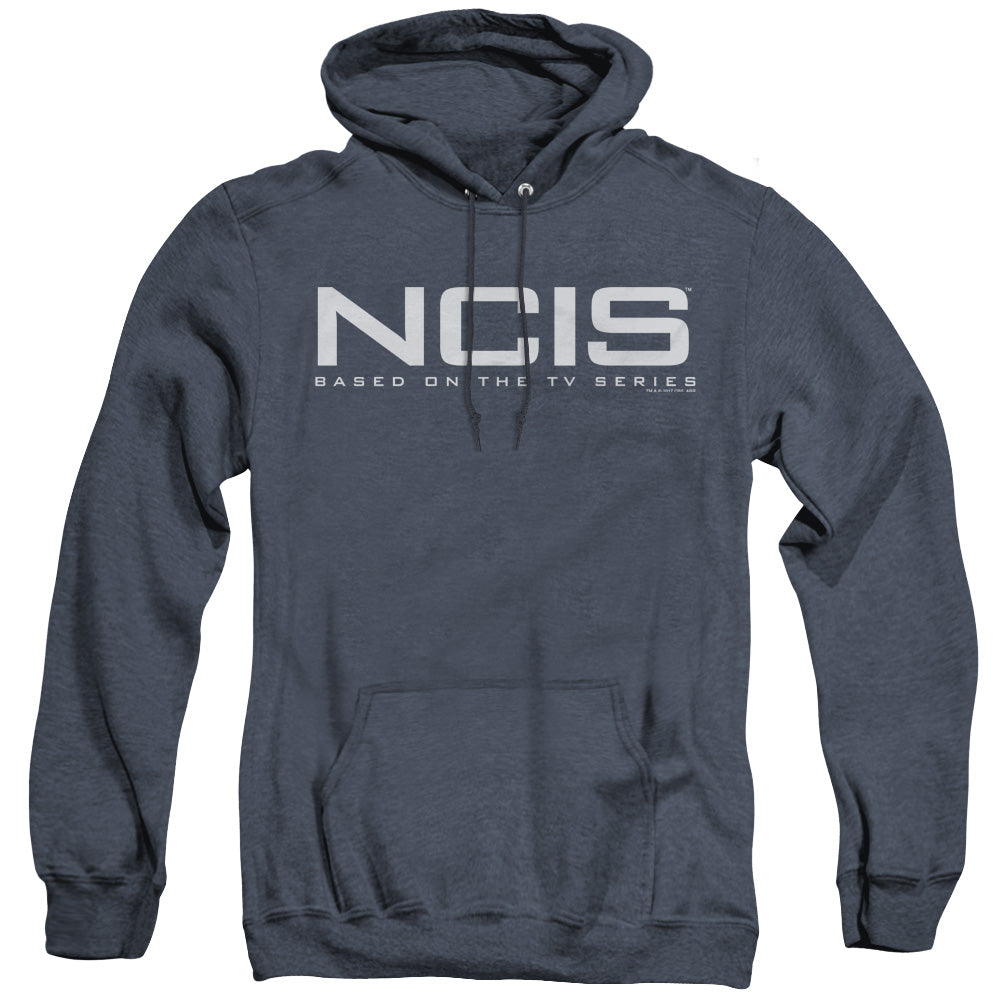 Ncis Logo Heather Mens Hoodie Navy Officially Licensed