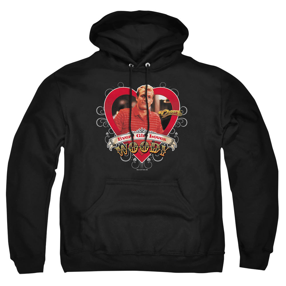 Cheers Woody Mens Hoodie Black Officially Licensed