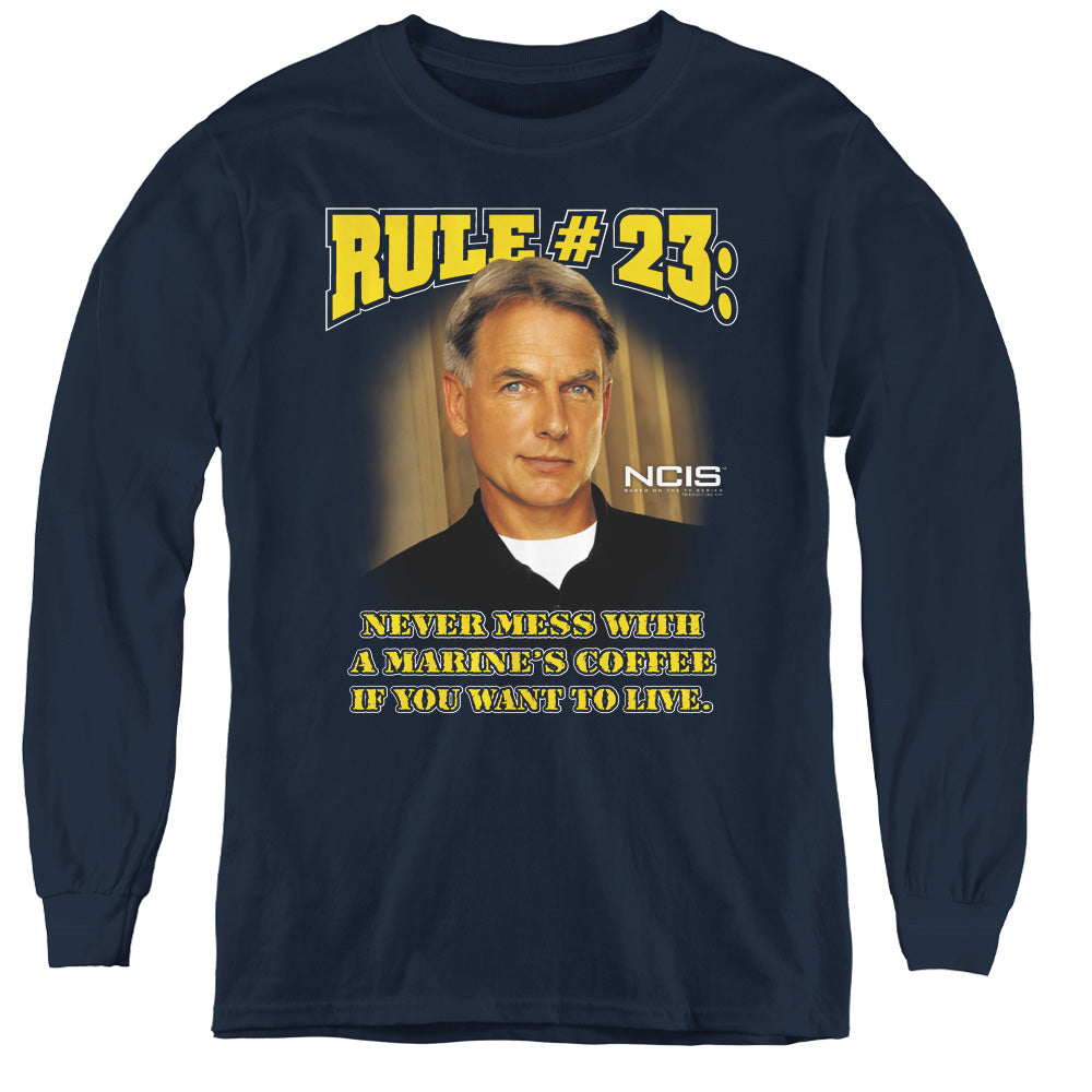 Ncis Rule 23 Long Sleeve Kids Youth T Shirt Navy Officially Licensed