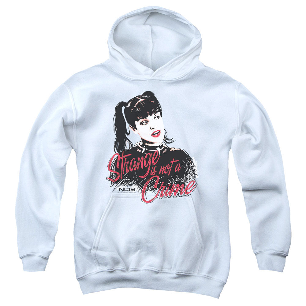 Ncis Strange is Not a Crime Kids Youth Hoodie White Officially Licensed