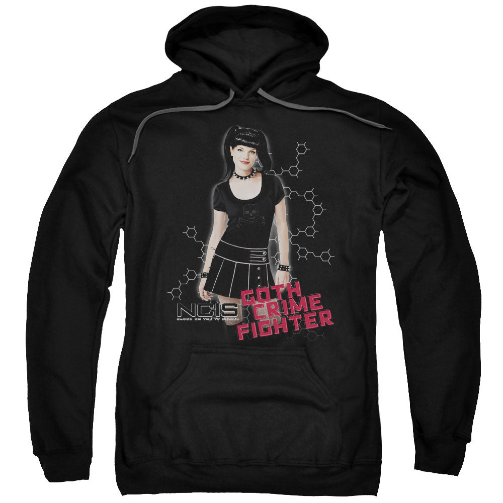 Ncis Goth Crime Fighter Mens Hoodie Black Officially Licensed