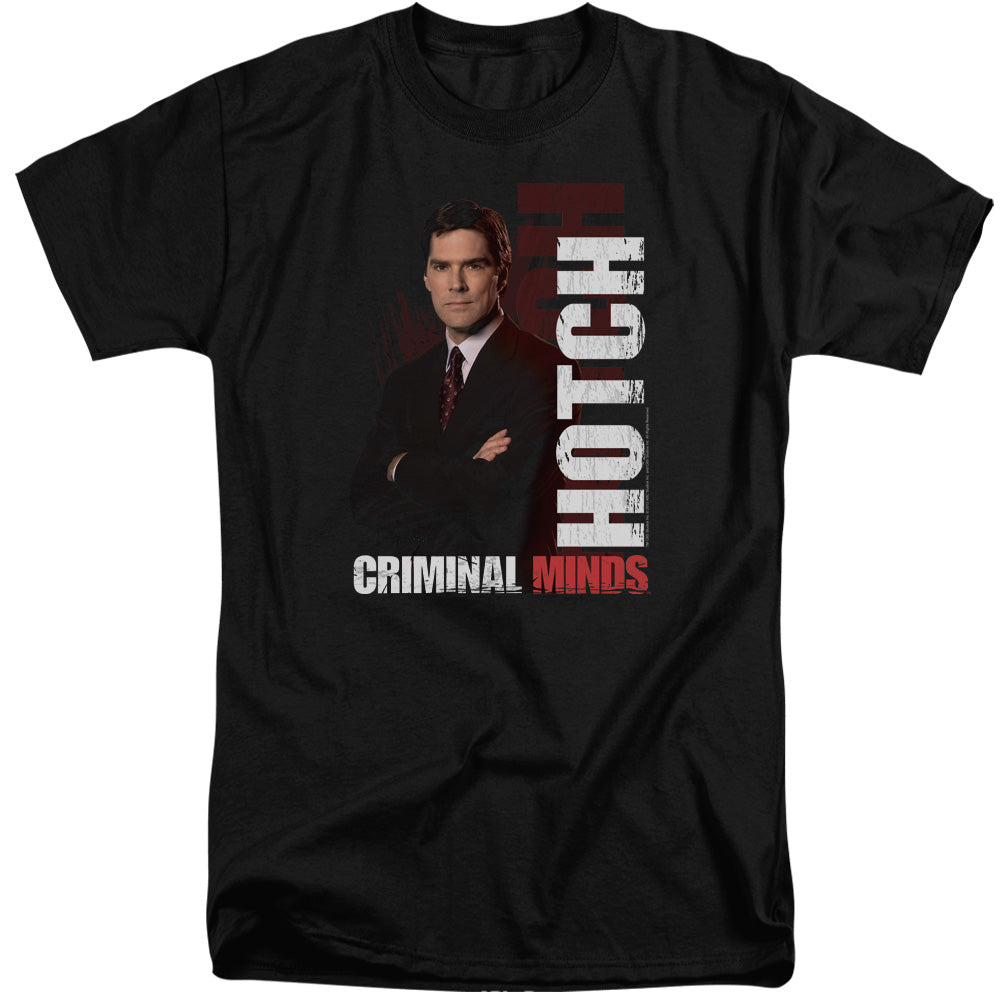 Criminal Minds Hotch Mens Tall T Shirt Black Officially Licensed