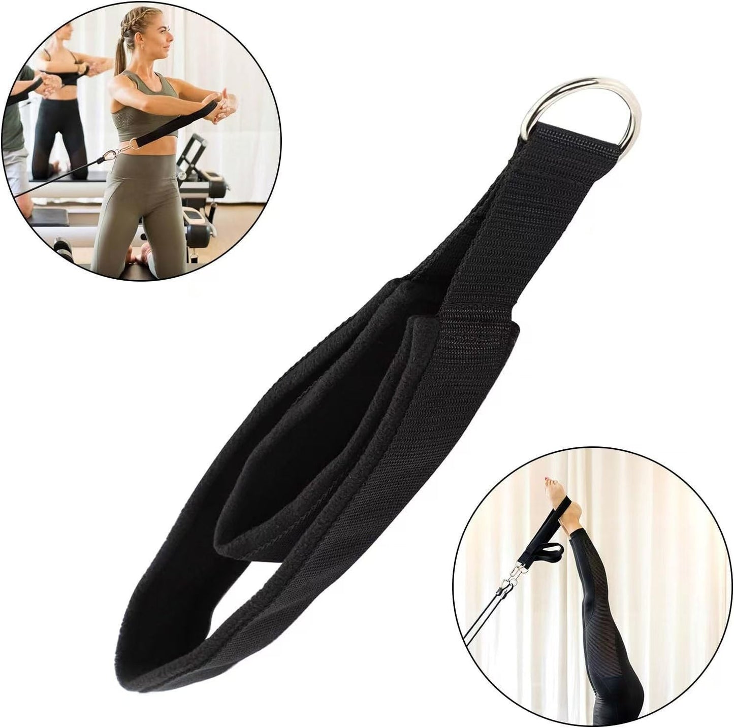 Double ring yoga Pilates ankle buckle wrist strap wristband shoulder strap accessory sports accessories