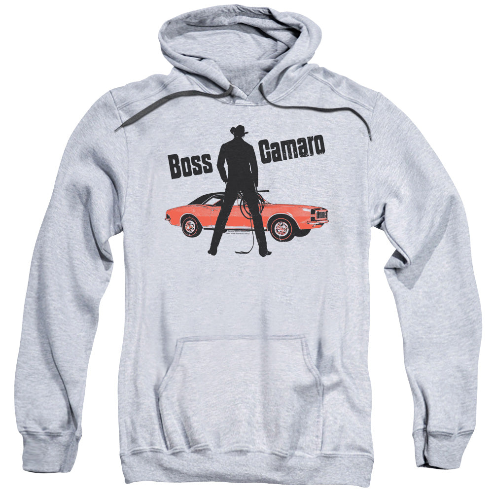 Chevrolet Boss Mens Hoodie Athletic Heather Officially Licensed
