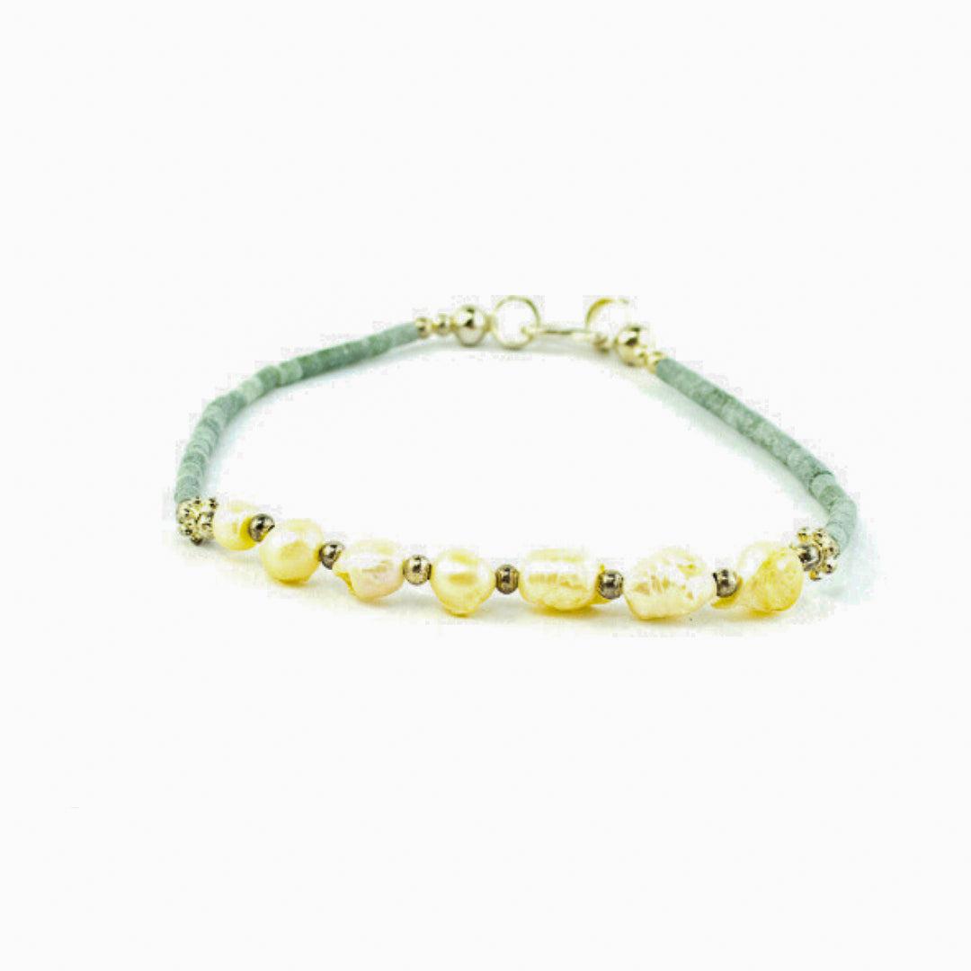 Pearl and Stone Bracelet - Thailand