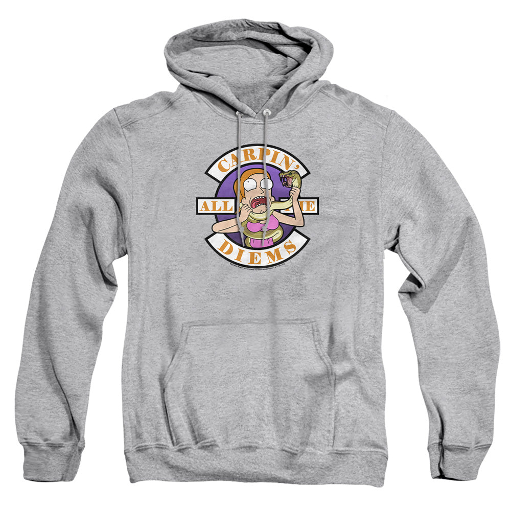 Rick And Morty Carp En All Them Diems Mens Hoodie Athletic Heather