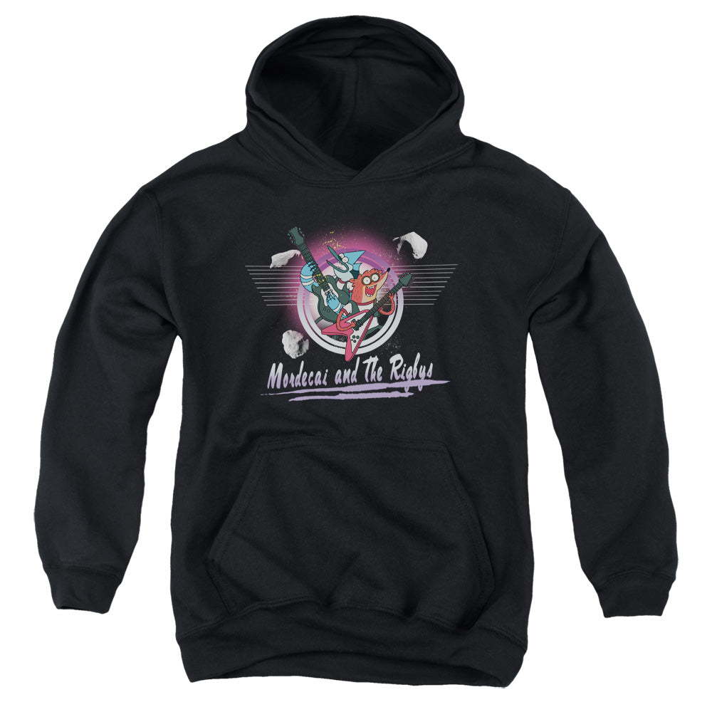 The Regular Show Mordecai & the Rigbys Kids Youth Hoodie Black Officially Licensed