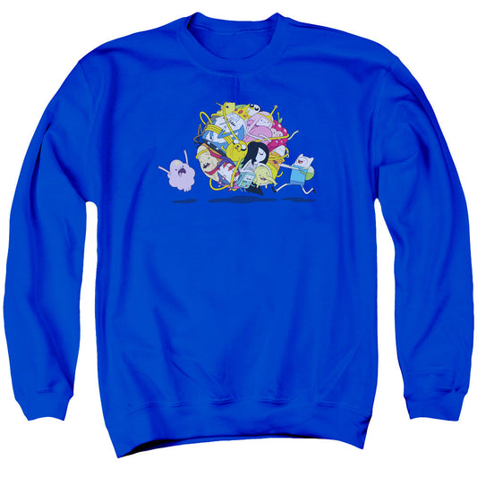 Adventure Time Glob Ball Mens Crewneck Sweatshirt Royal