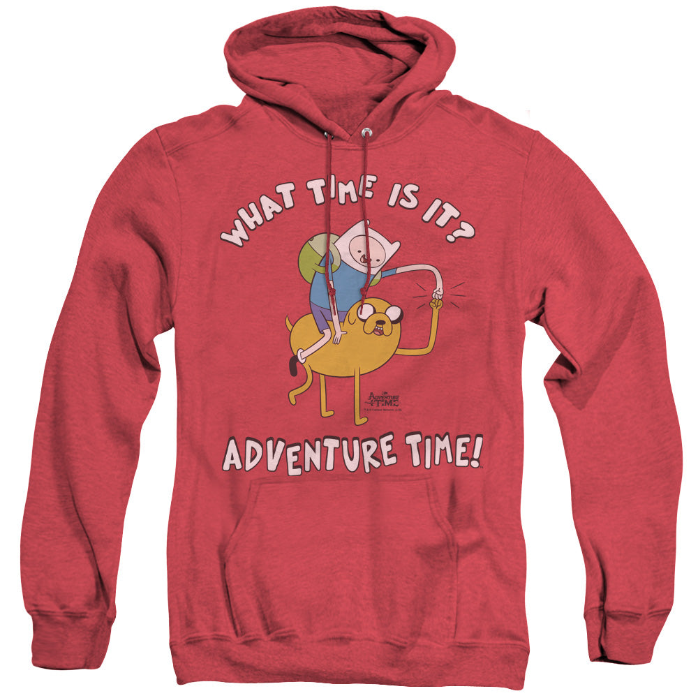 Adventure Time Ride Bump Heather Mens Hoodie Red Officially Licensed