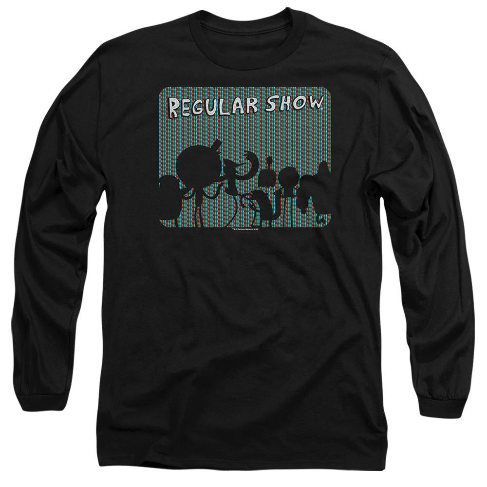 Regular Show Rgb Group Mens Long Sleeve Shirt Black Officially Licensed