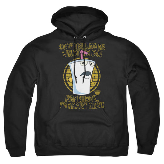 Aqua Teen Hunger Force Stop Mens Hoodie Black Officially Licensed