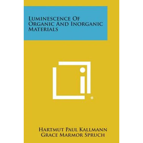 Luminescence of Organic and Inorganic Materials