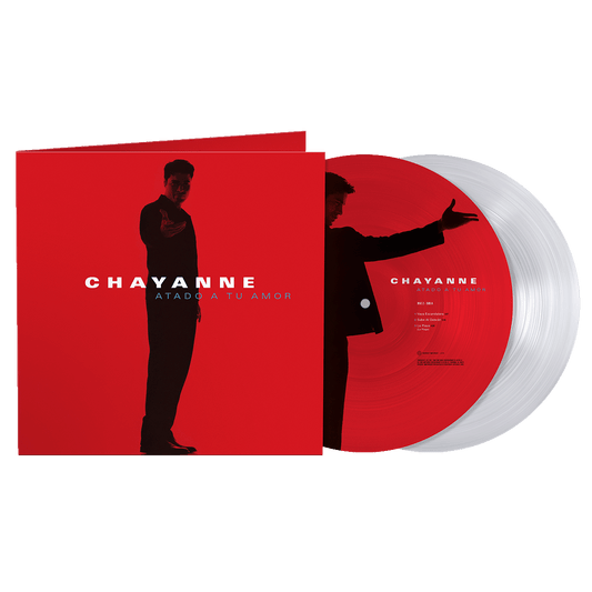 Chayanne - Atado A Tu Amor Red Picture Disc and White 2LP Vinyl