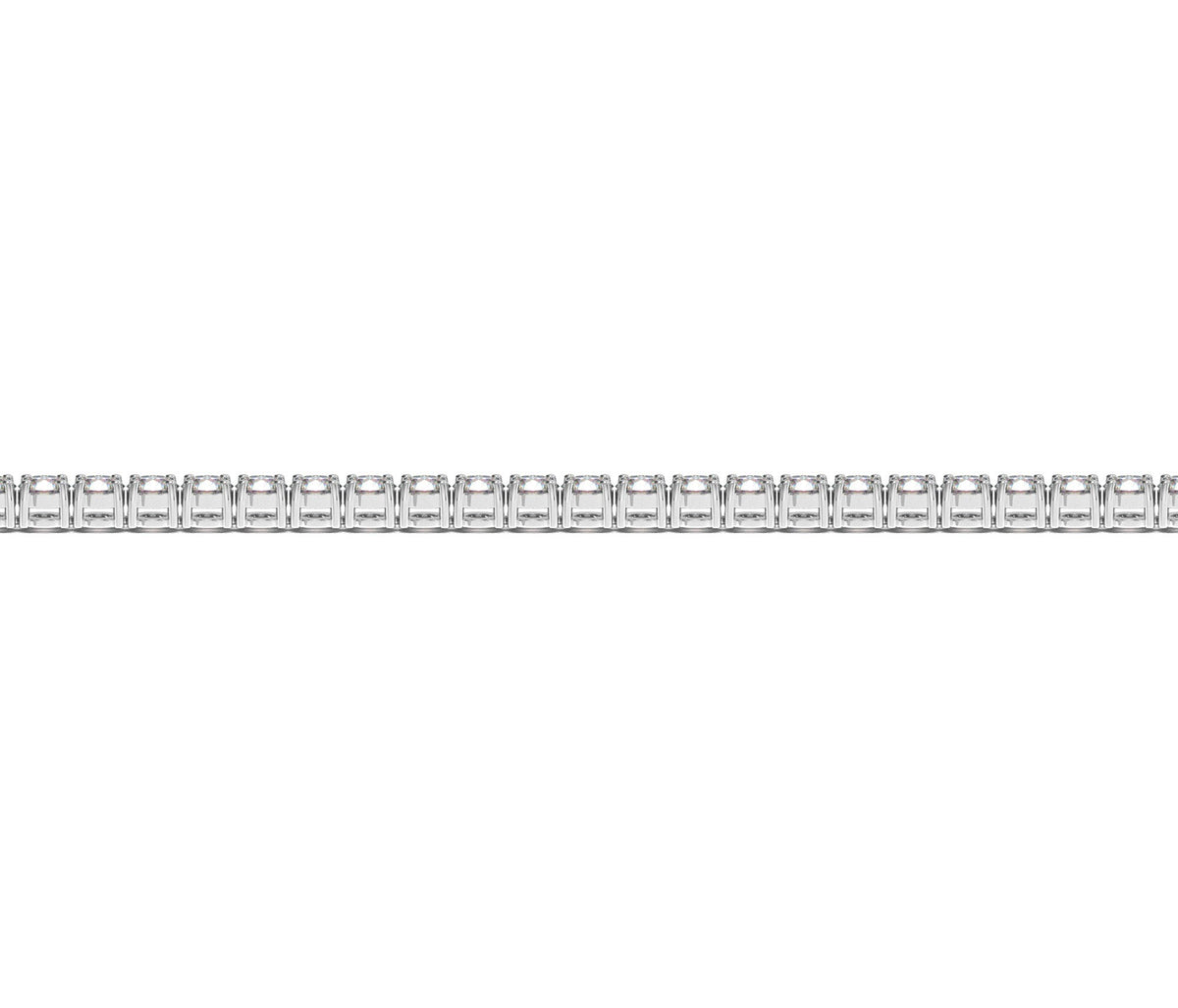 Lab Grown Round Diamond Tennis Bracelet in 14k White Gold (3 cctw F/G  VS2/SI1)