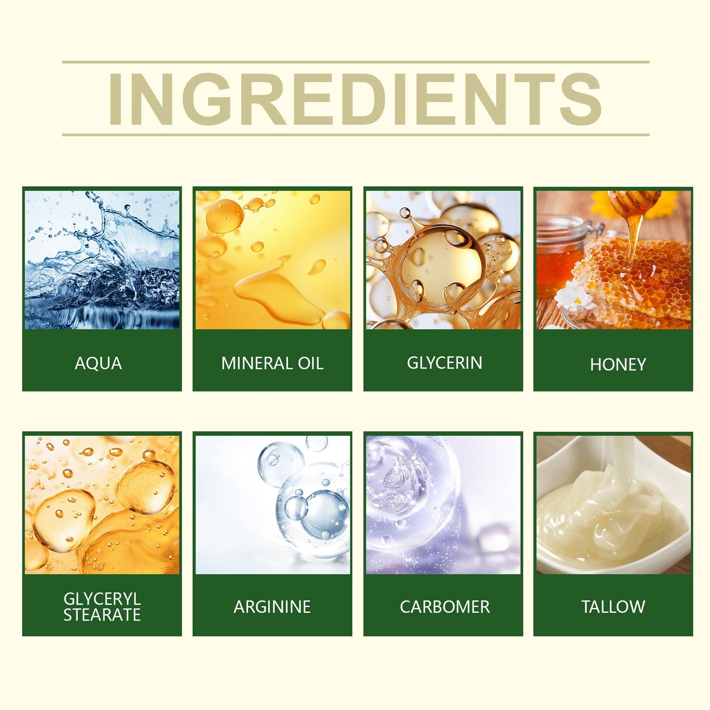 Tallow Honey Cream Gently Moisturizes And Restores Redness To Improve Skin Condition
